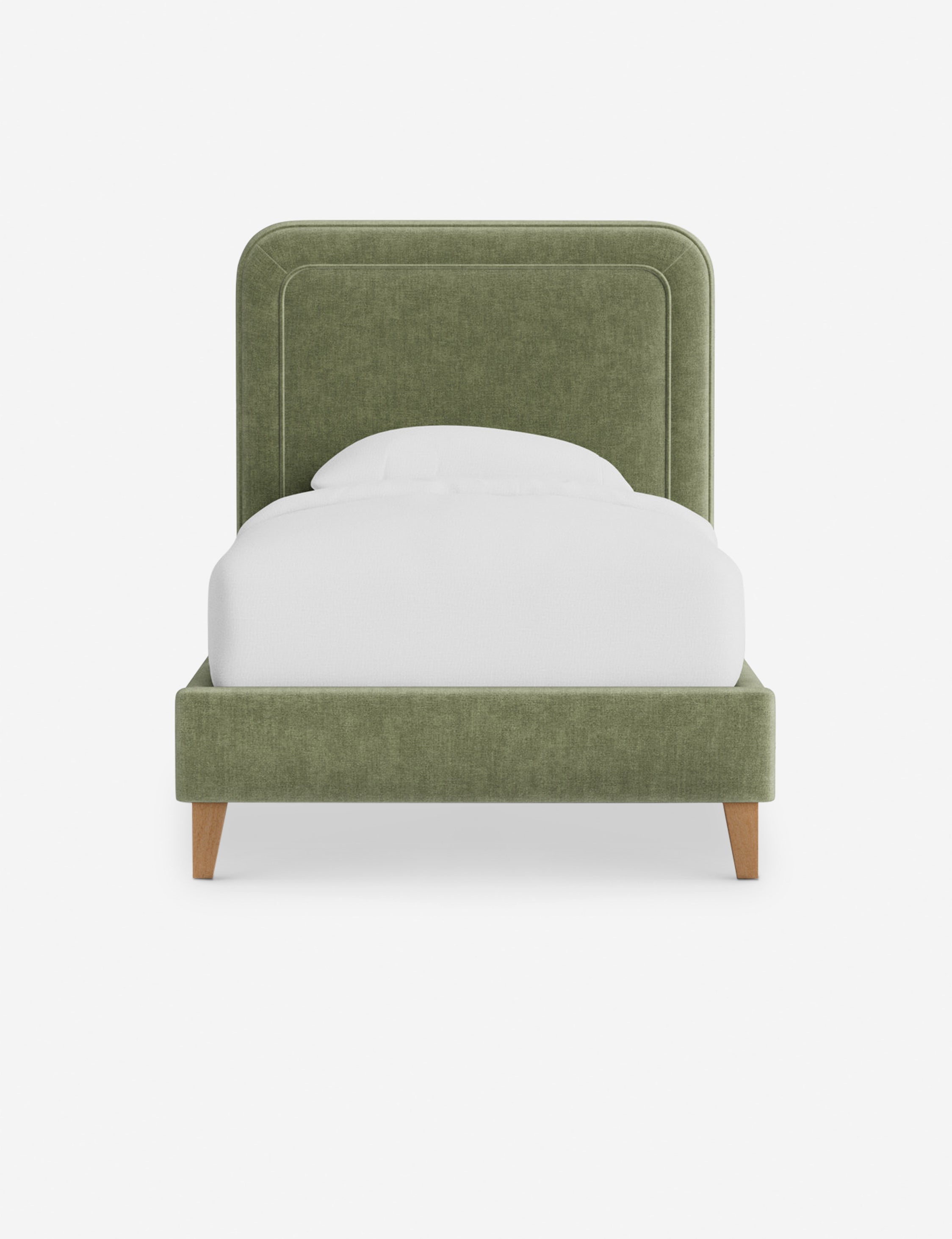 Lit - Avec ses lignes épurées et son cadre rembourré, le lit offre un look à la fois élégant et accueillant