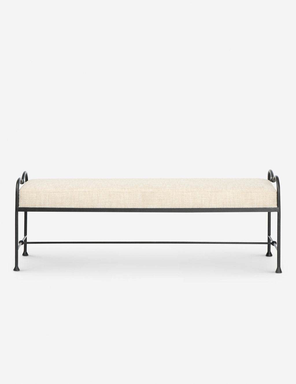 Banc - Le banc Belita, aux lignes sculpturales, apporte une touche d'élégance et de légèreté à n'importe quelle pièce