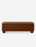 Banc - Ce banc tapissé, au caractère intemporel, est doté d'un espace de rangement intérieur pour le linge de maison, les oreillers et les couvertures