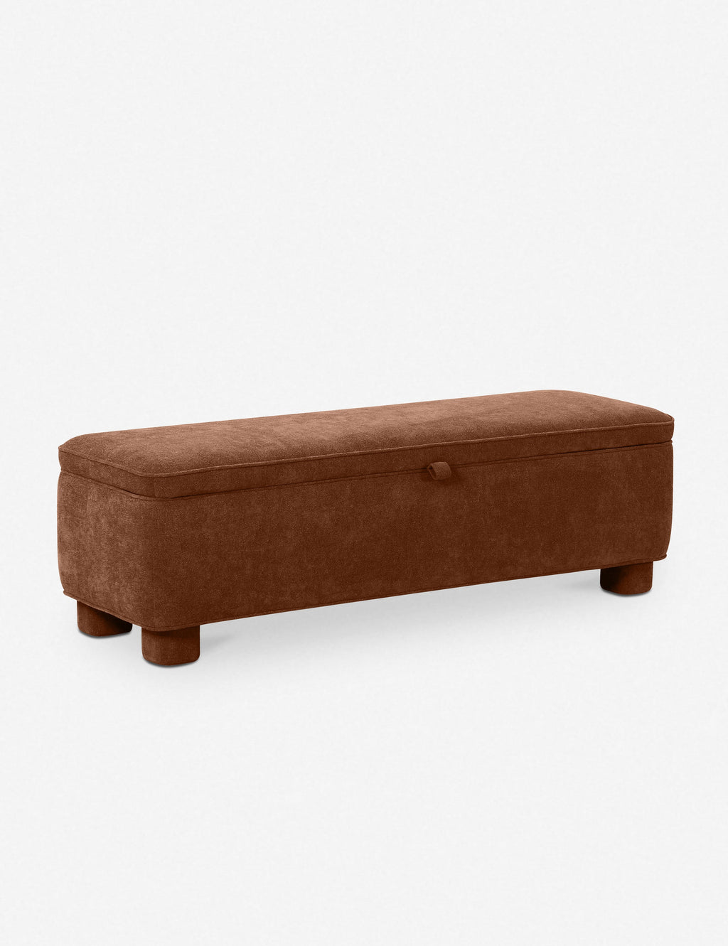 Banc - Ce banc tapissé, au caractère intemporel, est doté d'un espace de rangement intérieur pour le linge de maison, les oreillers et les couvertures