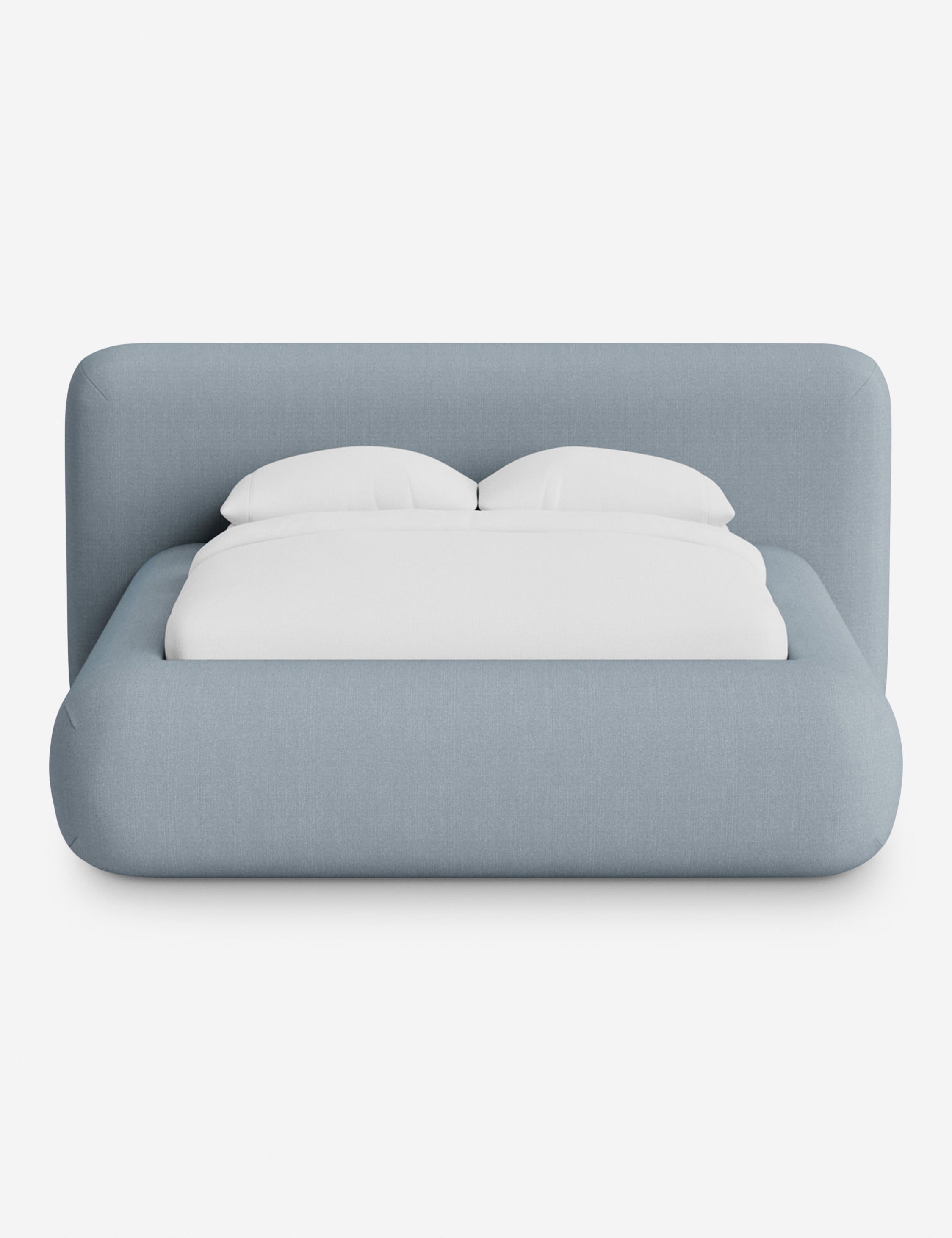 Lit plateforme arrondi - Notre lit se démarque par sa forme, avec une silhouette sculpturale qui vous invite à vous y lover