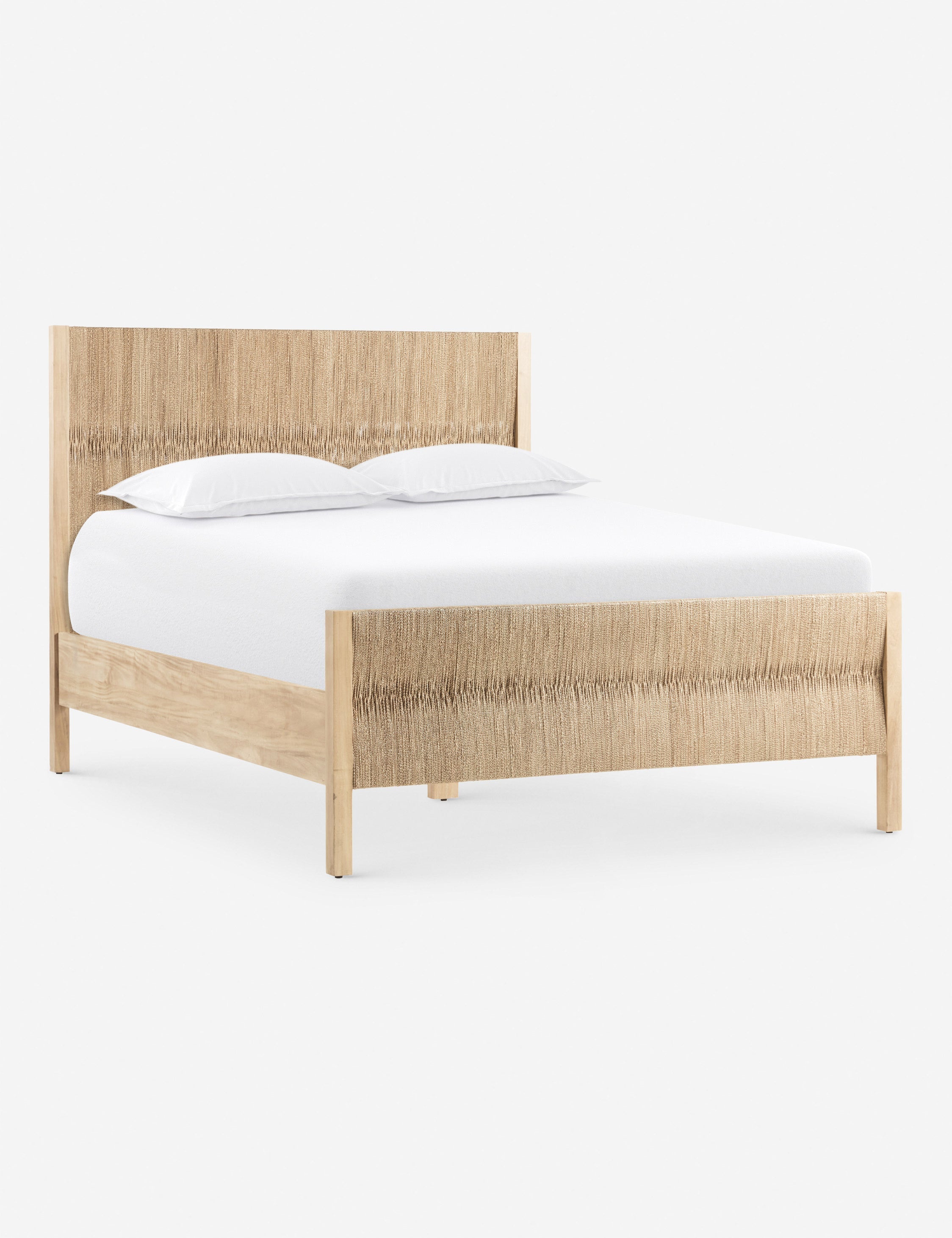 Lit plateforme - Apportez une chaleur côtière à l'agencement de votre chambre avec le lit plateforme