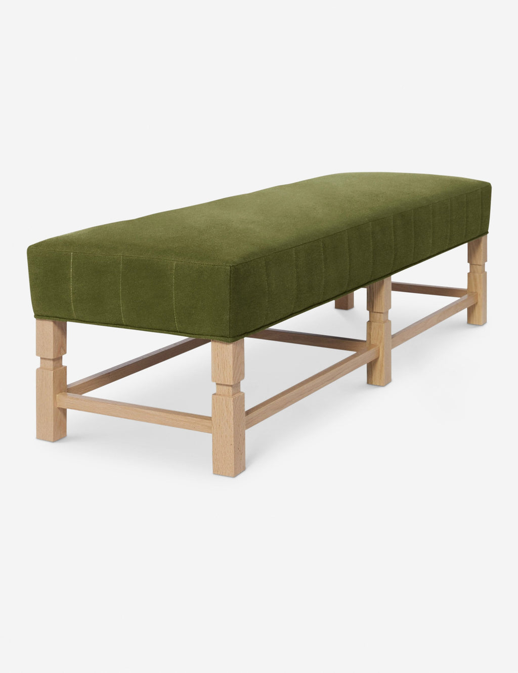 Banc – Alliant un style sur mesure à des matériaux classiques, ce banc rembourré est l'incarnation du confort intemporel.