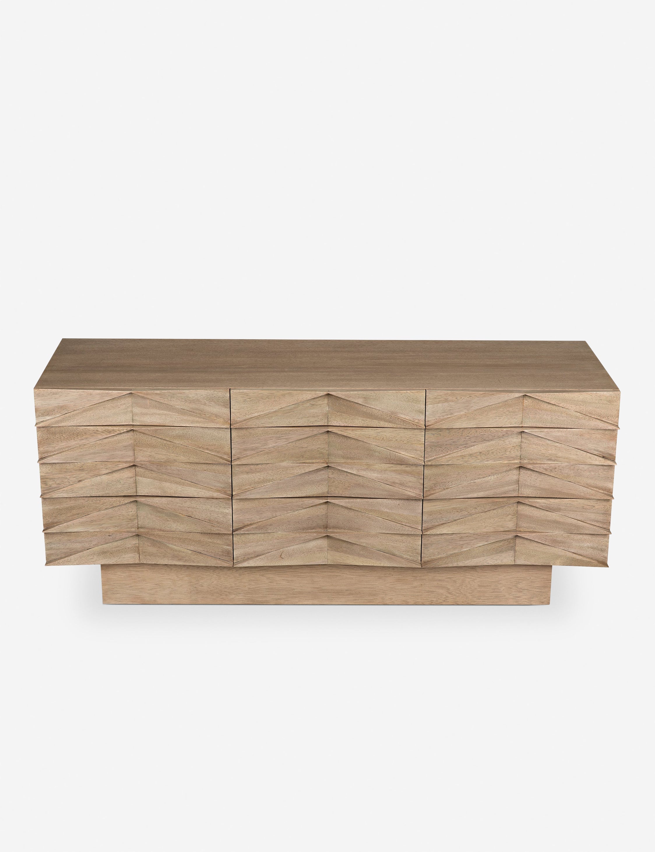 Commode - Donnez un peu plus de dimension à votre espace contemporain avec cette commode en bois