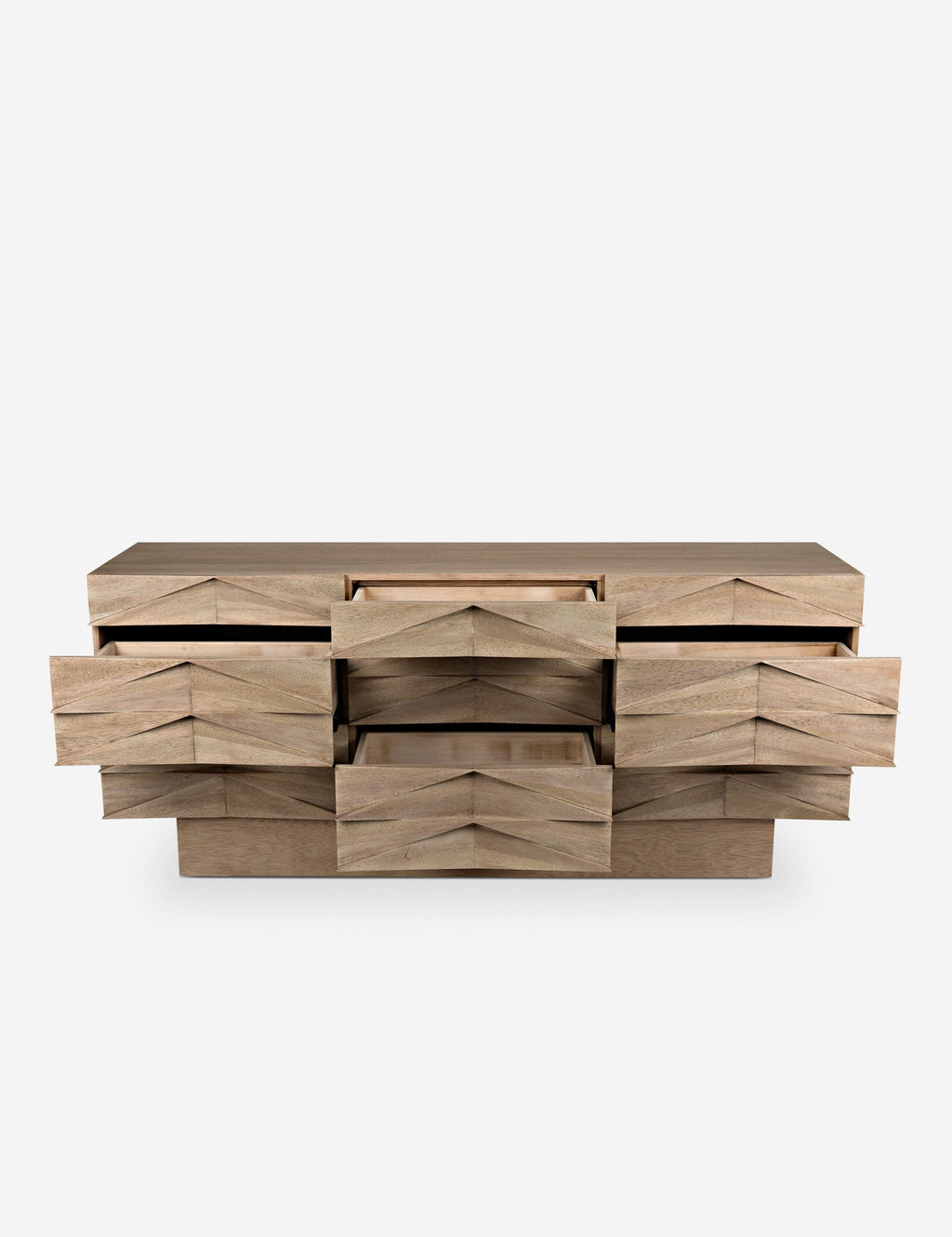 Commode - Donnez un peu plus de dimension à votre espace contemporain avec cette commode en bois