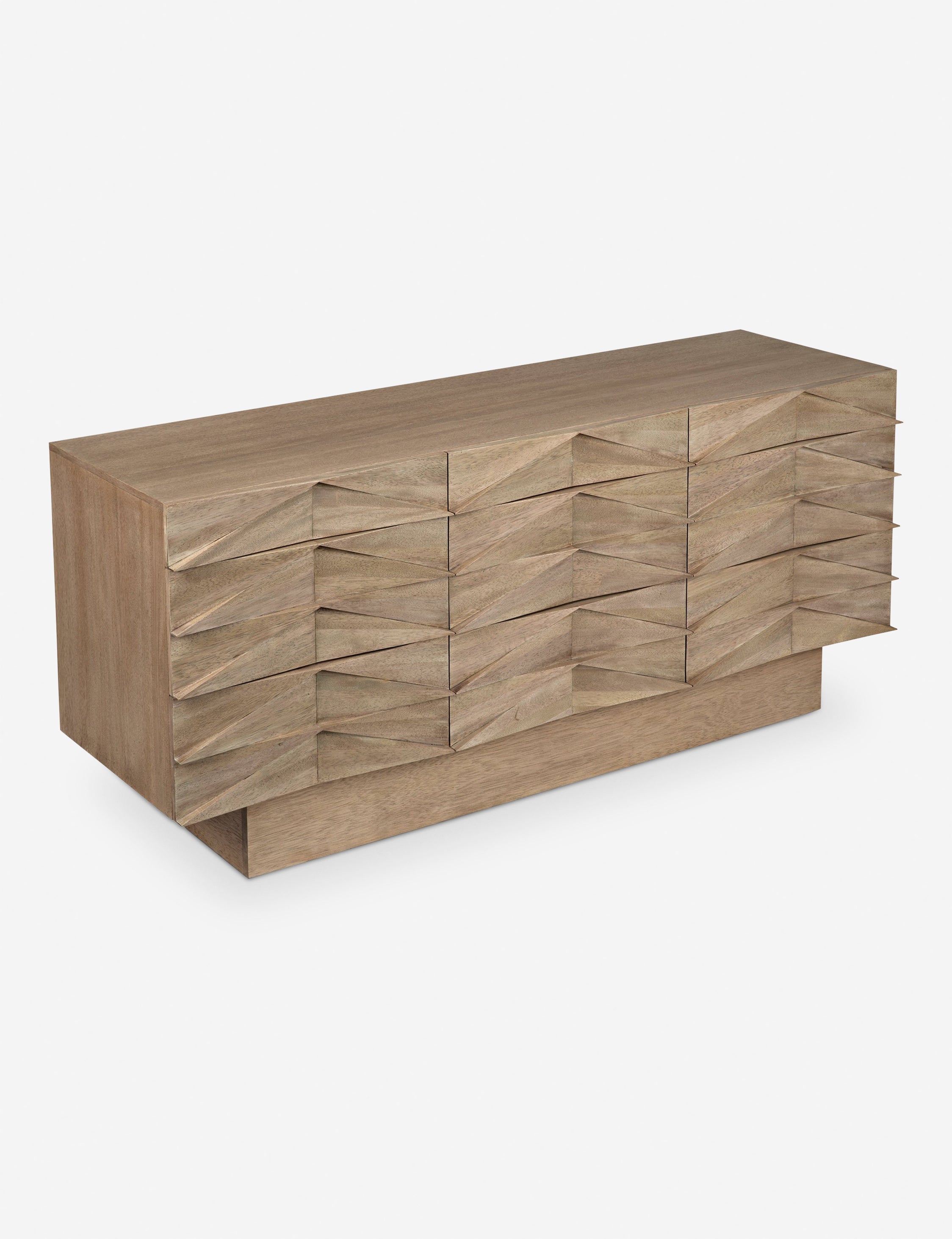 Commode - Donnez un peu plus de dimension à votre espace contemporain avec cette commode en bois