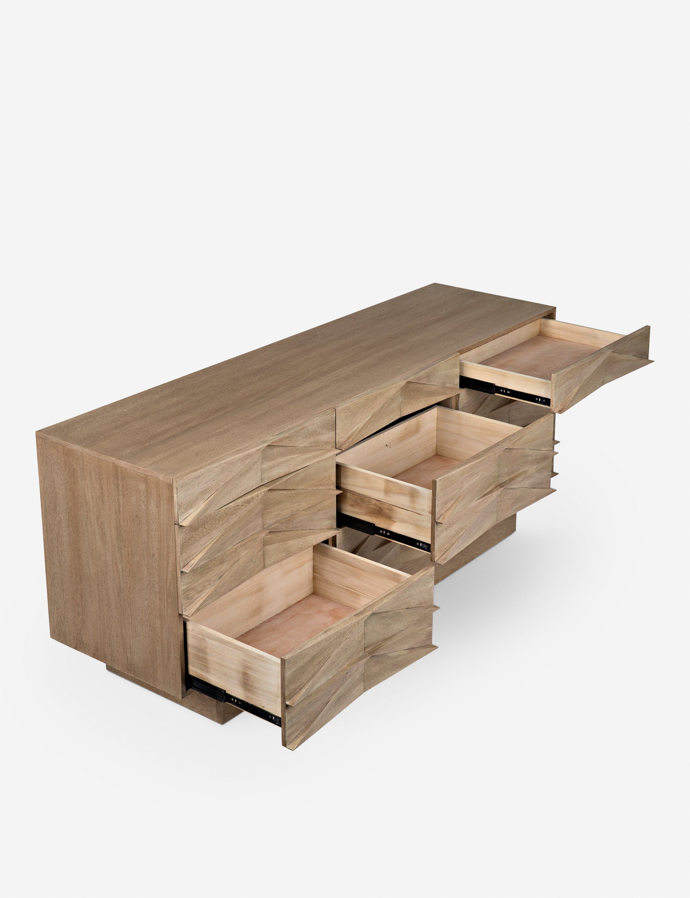 Commode - Donnez un peu plus de dimension à votre espace contemporain avec cette commode en bois