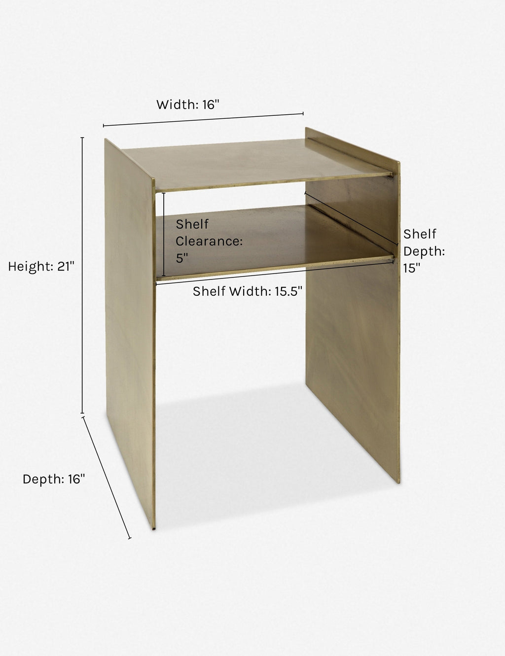 Table de chevet - Cette table de chevet parfaitement moderne est un accessoire élégant pour les chambres minimalistes