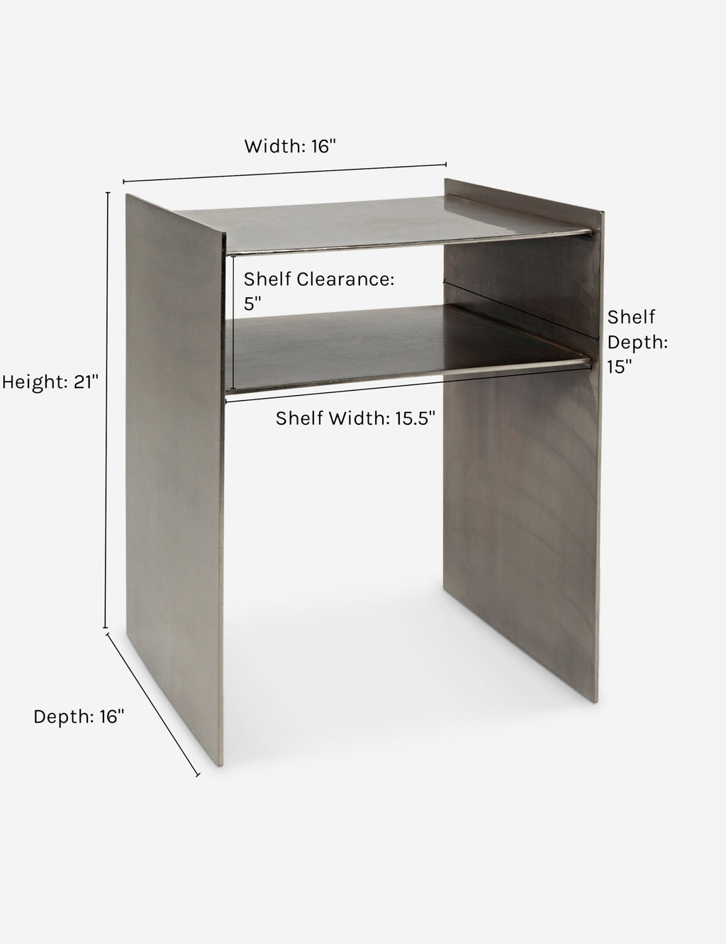 Table de chevet - Cette table de chevet parfaitement moderne est un accessoire élégant pour les chambres minimalistes