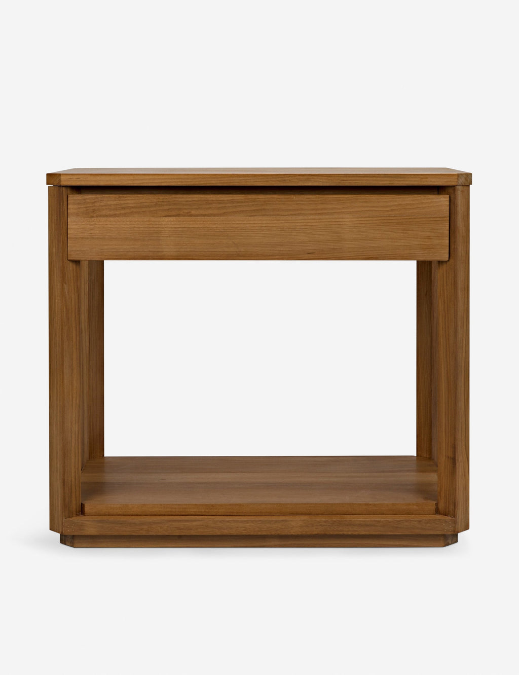 Table de chevet - Des détails d'inspiration mid-century, comme une base surélevée et des bords subtilement arrondis, distinguent notre table de chevet